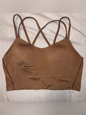 Lululemon Like a Cloud Bra Longline, Brown, 6